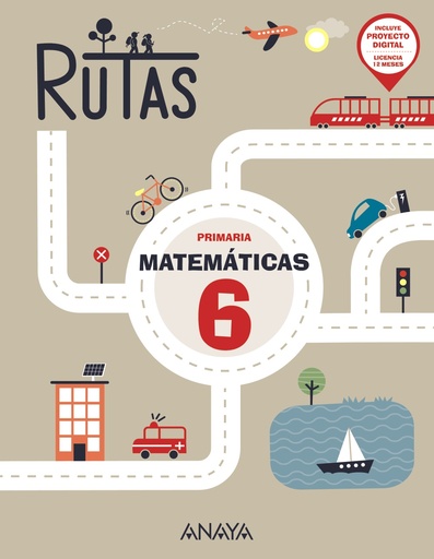 [9788414322307] Matemáticas 6. RUTAS