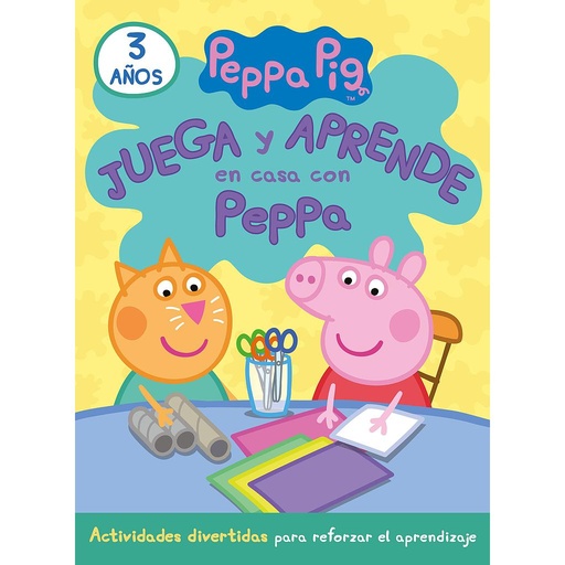 [9788448857486] Peppa Pig. Cuaderno de actividades - Juega y aprende en casa con Peppa (3 años)