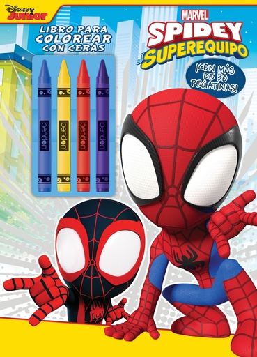[9788416914999] Spidey y su superequipo. Libro para colorear con ceras
