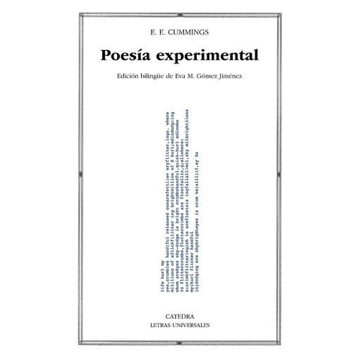 [9788437645698] Poesía experimental