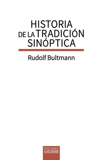 [9788430121823] Historia de la tradición sinóptica