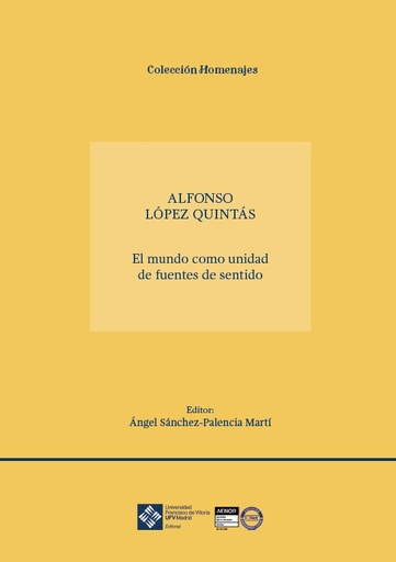 [9788418746062] Homenaje a don Alfonso López Quintás