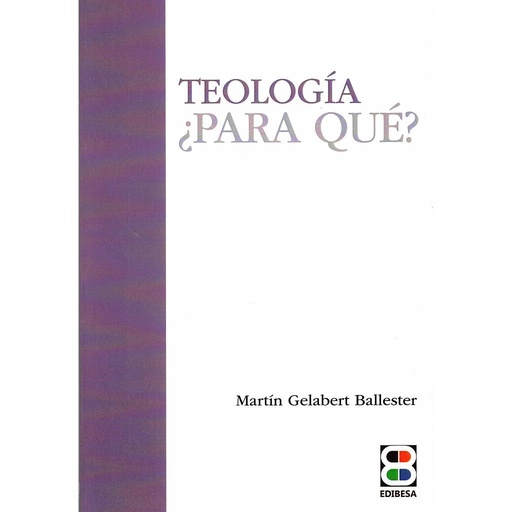 [9788417204846] Teología ¿para qué?