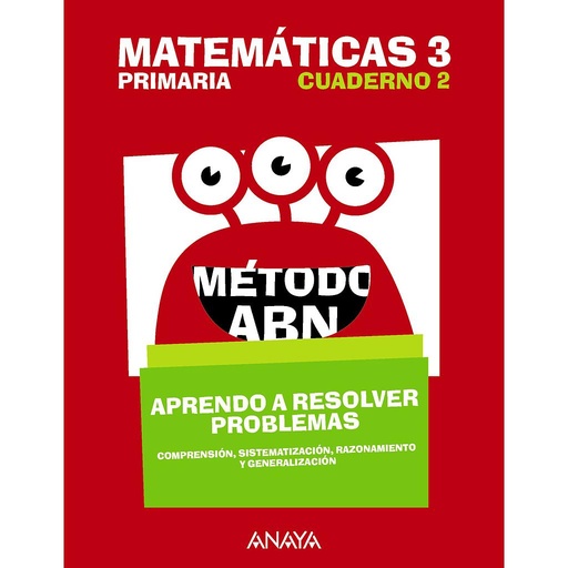 [9788469842218] Matemáticas 3. Método ABN. Aprendo a resolver problemas 2.