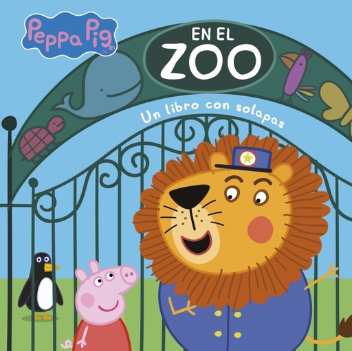 [9788448853426] Peppa Pig. Libro de cartón con solapas - En el zoo