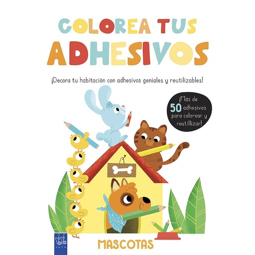 [9788408200468] Colorea tus adhesivos. Mascotas