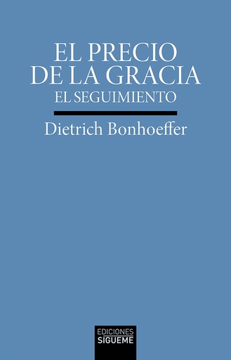 [9788430121298] El precio de la gracia. El seguimiento