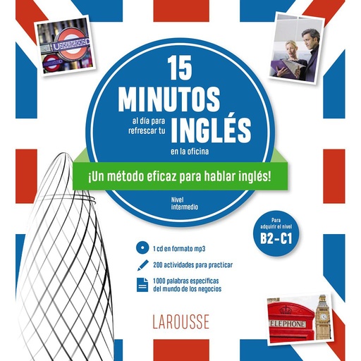 [9788418882296] 15 minutos al día para refrescar tu inglés en la oficina