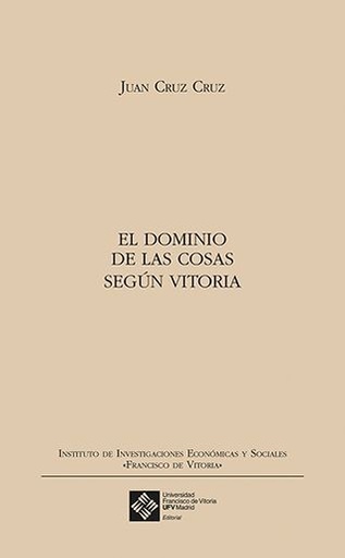 [9788416552184] El dominio de las cosas según Vitoria