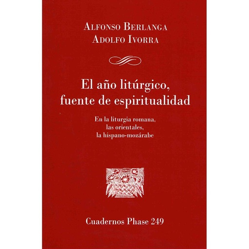 [9788491652236] El año litúrgico, fuente de espiritualidad