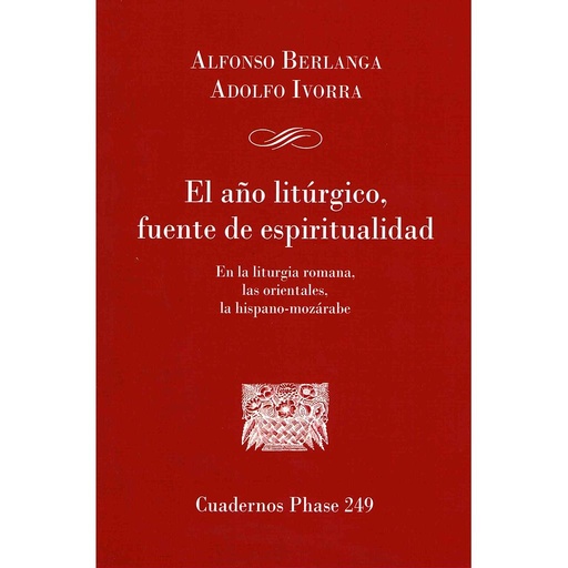 [9788491652236] El año litúrgico, fuente de espiritualidad