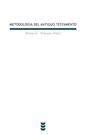 [9788430114399] Metodología del Antiguo Testamento