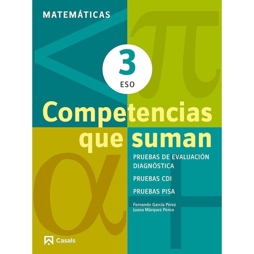 [9788421853078] Competencias que suman. Matemáticas 3 ESO