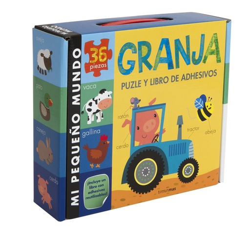 [9788408134947] Granja. Puzle y libro de adhesivos