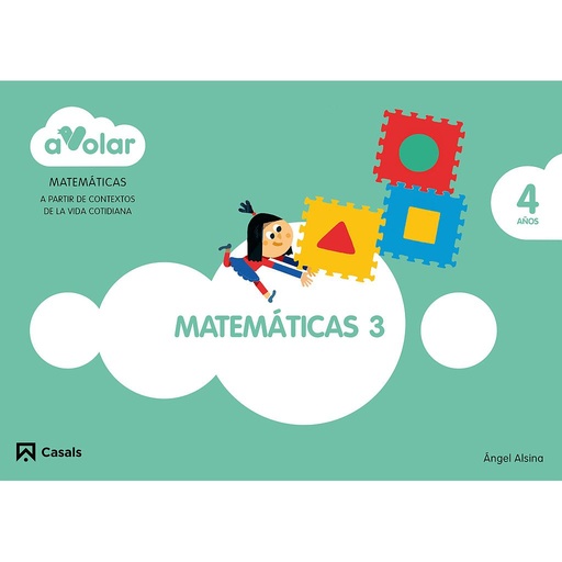 [9788421855621] Matemáticas 3. 4 años. ¡A volar!