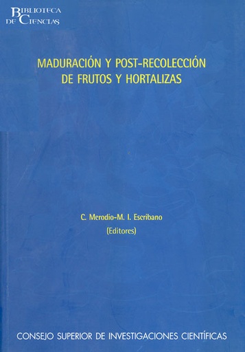 [10955] Maduración y post-recolección de frutos y hortalizas