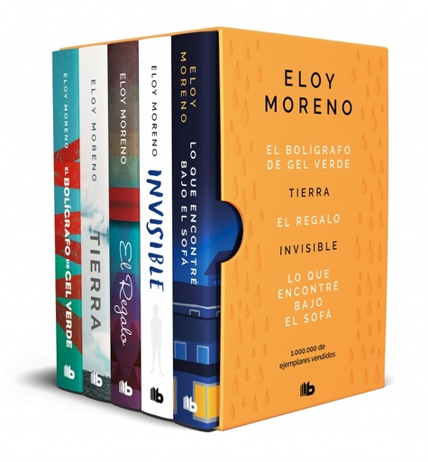 [9788413145082] Eloy Moreno (Estuche con: El bolígrafo de gel verde | Tierra | El regalo | Invisible | Lo que encontraré bajo el sofá)
