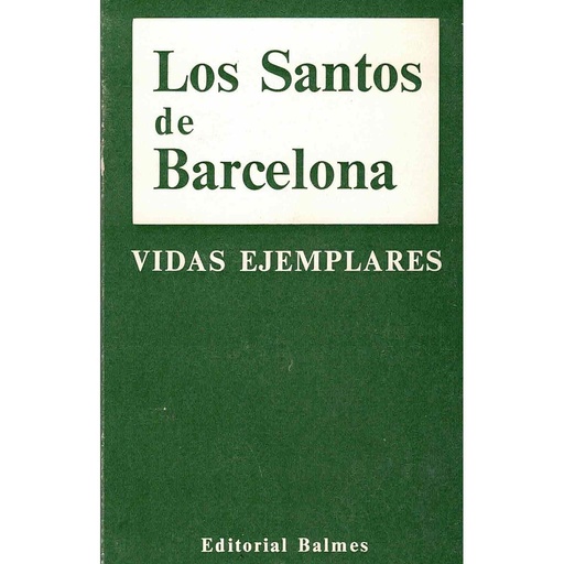 [9788421006078] Los santos de Barcelona