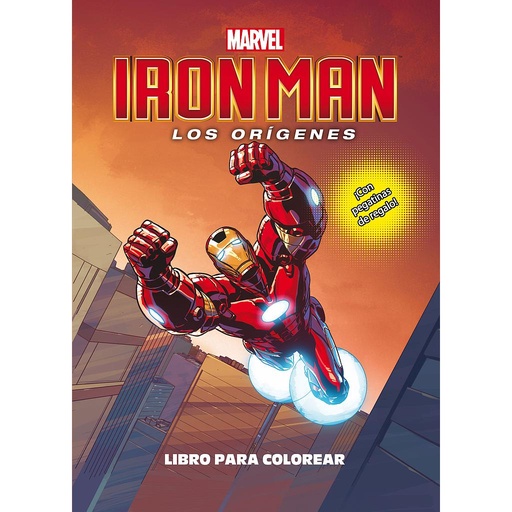 [9788416914265] Iron Man. Los orígenes. Libro para colorear