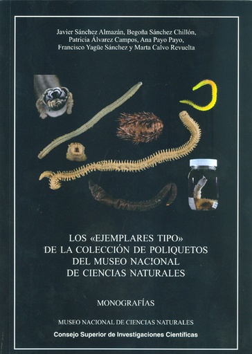 [12486] Los "ejemplares tipo" de la colección de poliquetos del Museo Nacional de Cienci