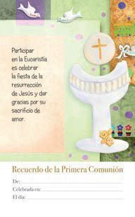 [9788428556835] LAMINA RECUERDO PRIMERA COMUNION (MOD.10)