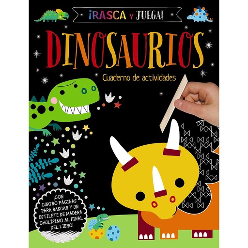 [9788469662878] Rasca y Juega. Dinosaurios - Cuaderno de actividades