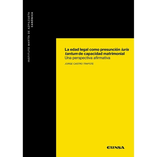 [9788431335588] La edad legal como presunción iuris tantum de capacidad matrimonial