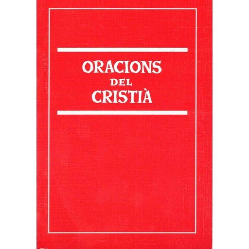 [9788421004685] Oracions del cristià