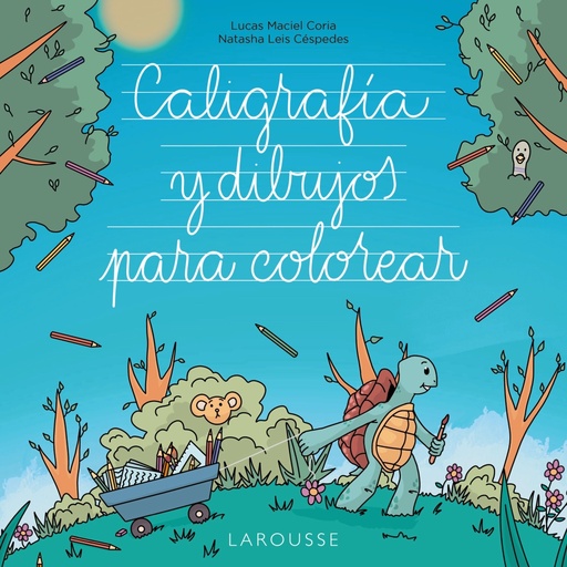 [9788419436931] Caligrafía y dibujos para colorear