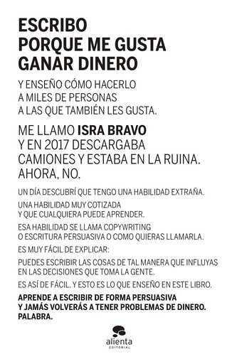 [9788413441290] Escribo porque me gusta ganar dinero