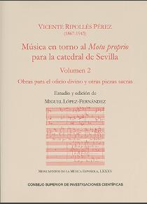 [13285] Música en torno al Motu proprio para la catedral de Sevilla. Volumen 2