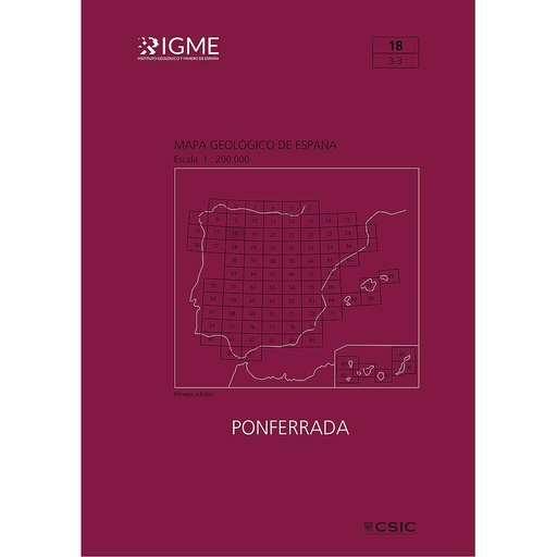 [14039] Mapa geológico de España, escala 1:200.000 : Ponferrada, hoja 18, 3-3