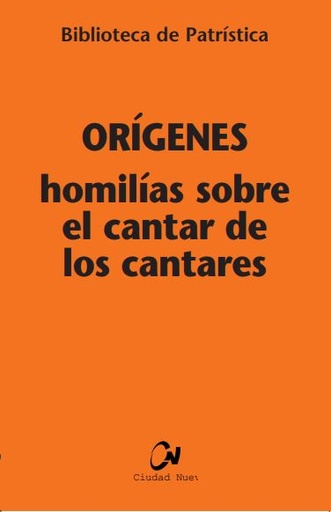 [9788489651852] Homilías sobre el Cantar de los Cantares