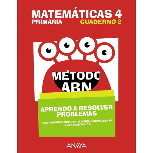 [9788469842232] Matemáticas 4. Método ABN. Aprendo a resolver problemas 2.