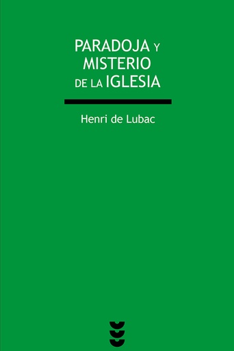 [9788430114740] Parodoja y misterio de la Iglesia