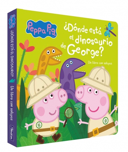 [9788448859060] Peppa Pig. Libro de cartón con solapas - ¿Dónde está el dinosaurio de George?